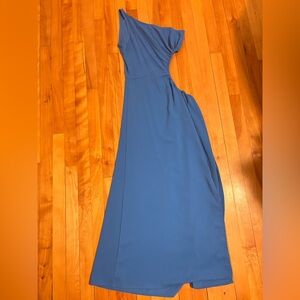 Elegant Blue Women's Dress
